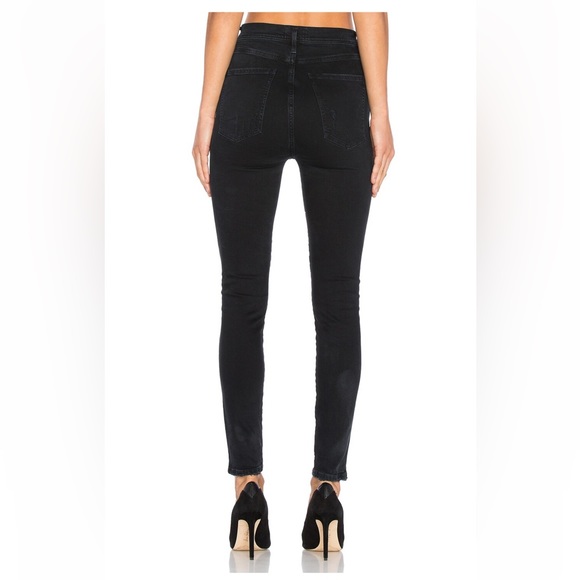 Agolde Roxanne Super High Rise Skinny Jeans - Picture 3 of 5